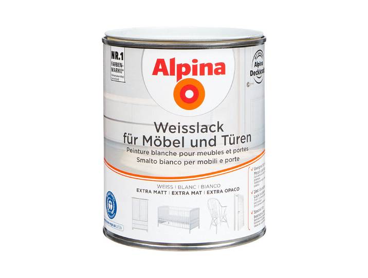 Alpina Weisslack 0.75 l Glänzend