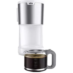 Braun KF 1500, Filterkaffeemaschine, Weiss