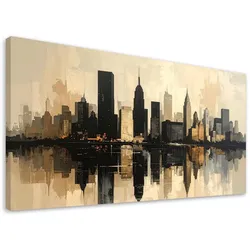 LEINWANDBILD Städte & Architektur 80x40cm
