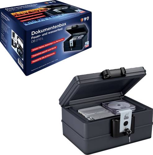 Basi 2100-0022 DB 210L Tresor feuerfest, wasserdicht Schlüsselschloss