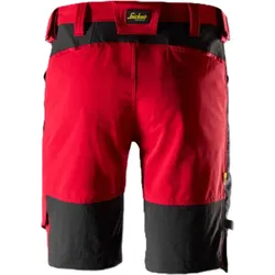 Stretch-Arbeitsshorts "6119" - 60 - rot/schwarz