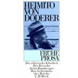Das erzählerische Werk: Frühe Prosa, Belletristik von Heimito von Doderer