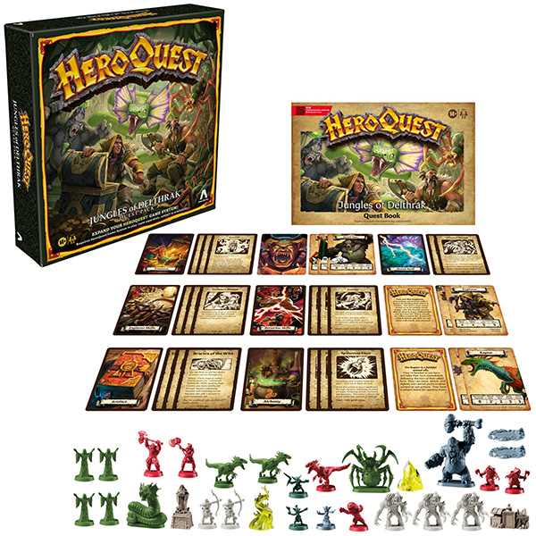HeroQuest: Jungles of Delthrak Board Game Expansion by Avalon Hill
