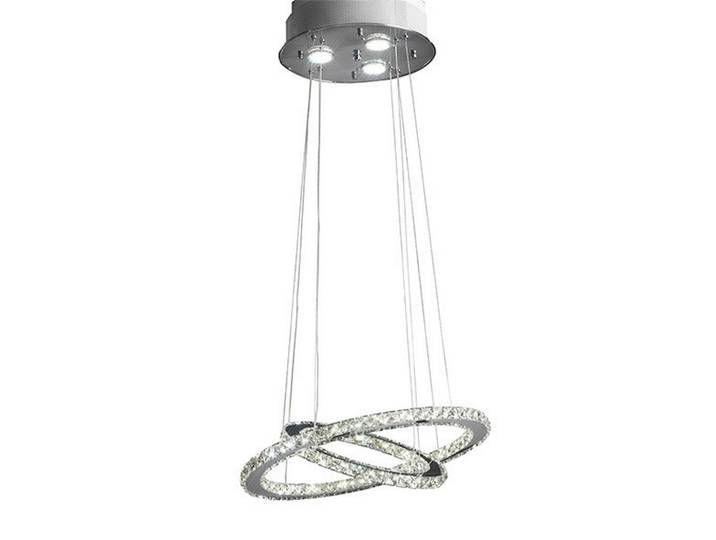 Led-Hängeleuchte, Chromfarben, Metall, 120 cm, Lampen & Leuchten, Innenbeleuchtung, Hängeleuchten, Pendelleuchten