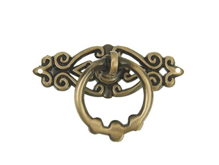 10 Stück, Schrank, Vintage-Antik-Messing-Ring, Schrank, Schublade
