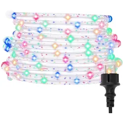 vidaXL Lichtschlauch 1200 LEDs Mehrfarbig 50 m PVC