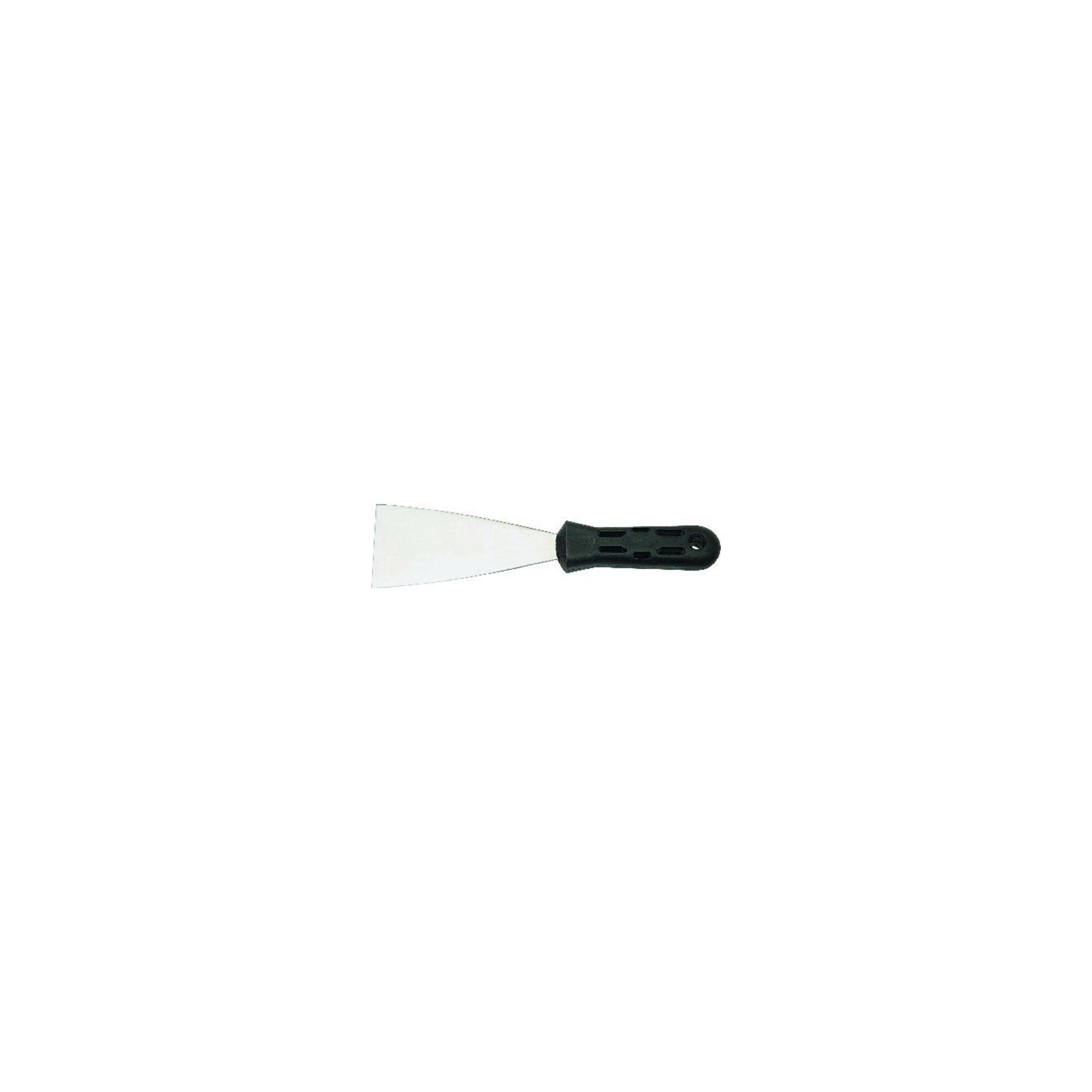 Malerspachtel B.60mm VA rostfrei m.flachovalem schwarzem Ku.-Heft besteQualität ; Haromac (A4011060LO)