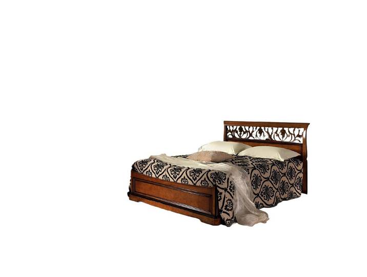 Xlmoebel Schlafzimmer-Set Italienisches Schlafzimmermöbel mit edler Holzverarbeitung, (3-tlg., Bett + 2x Nachttisch + Kommode), Hergestellt in Europa