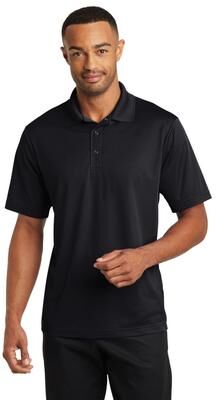 CornerStone CS421 Micropique Gripper Polo Shirt in Black size 5XL   Polyester