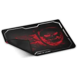 Spirit Of Gamer Smokey Skull Gaming-Mauspad (XL), Mausmatte, Rot