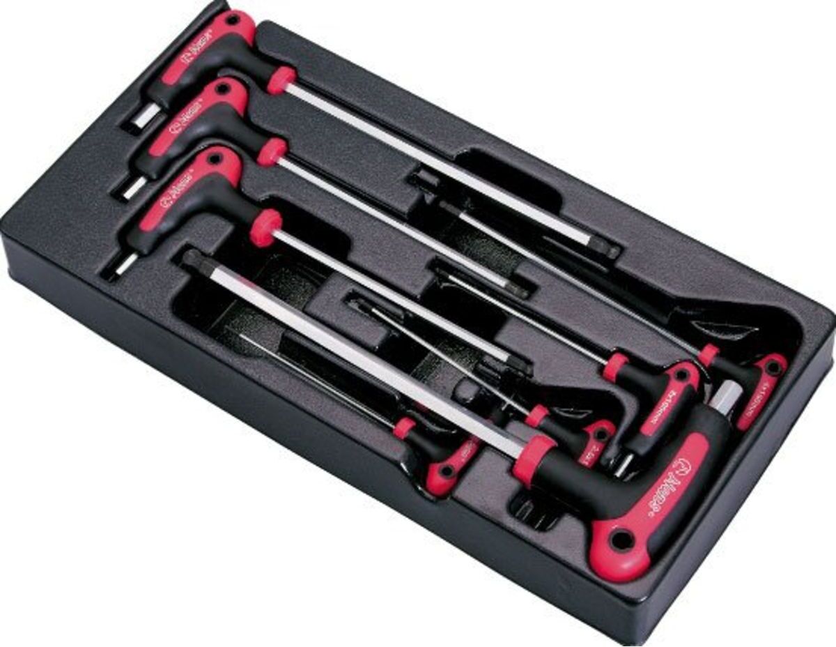 Conjunto de chaves de pinos hexagonais HANS 8 Peça