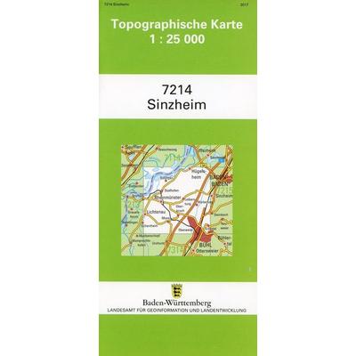Sinzheim, Karte von , LVA Baden-Württemberg, 978-3-86398-095-5