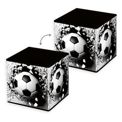 Klaus Hering 8559203196 - Young Collection Aufbewahrungsbox, Fußball , 30x30x30 cm