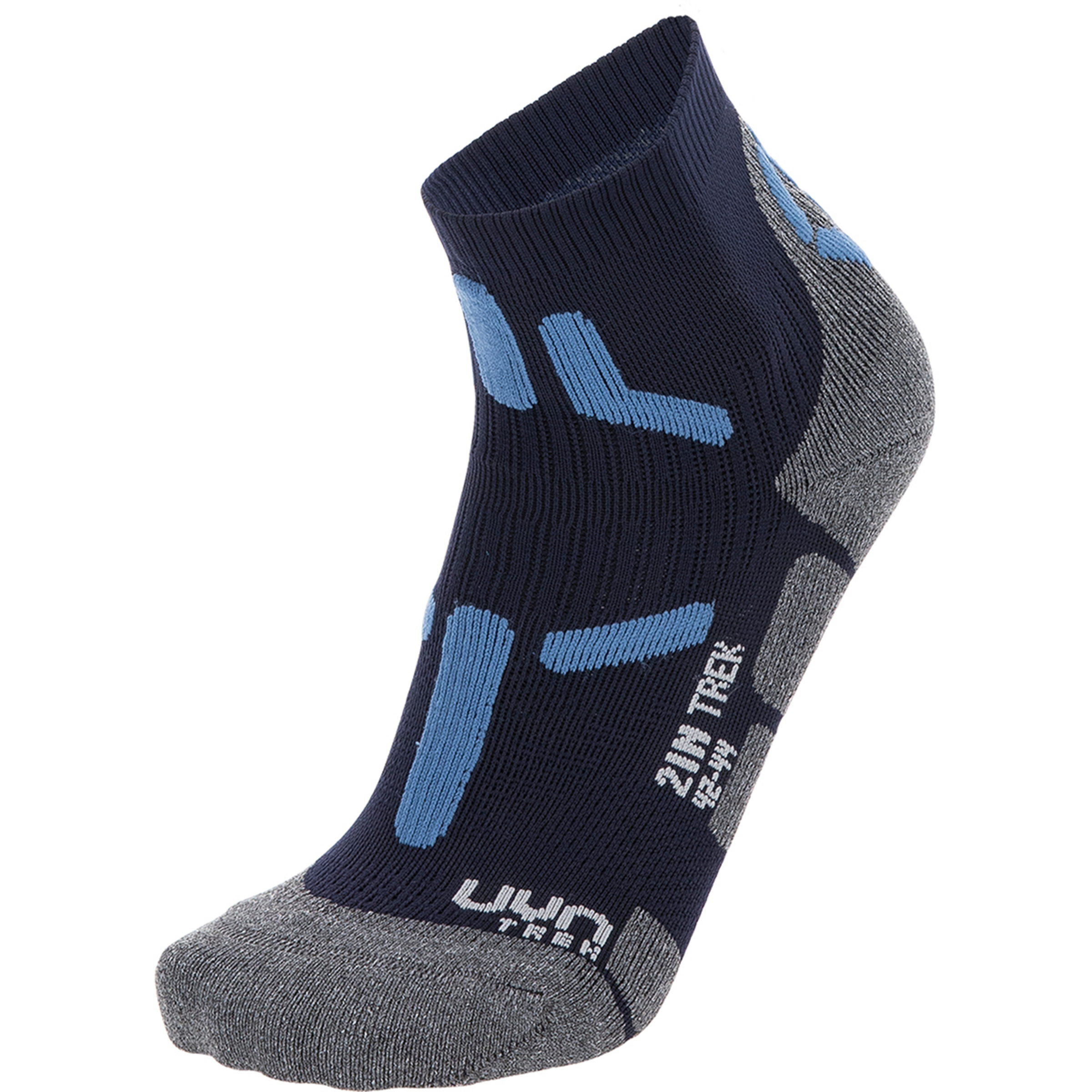 Uyn Trekking 2In Low Cut Herren Wandersocken blau Größe 42 Camping Widerstandsfähig