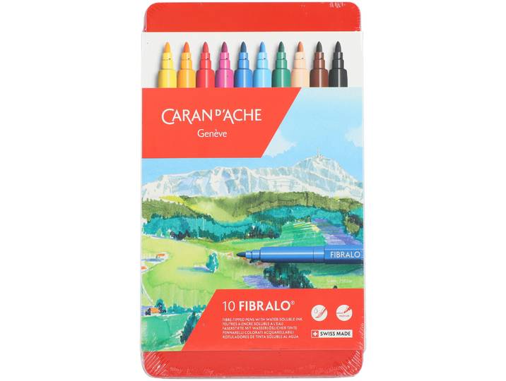 Caran d'Ache Classic Fibralo Assortiert 10Stk.