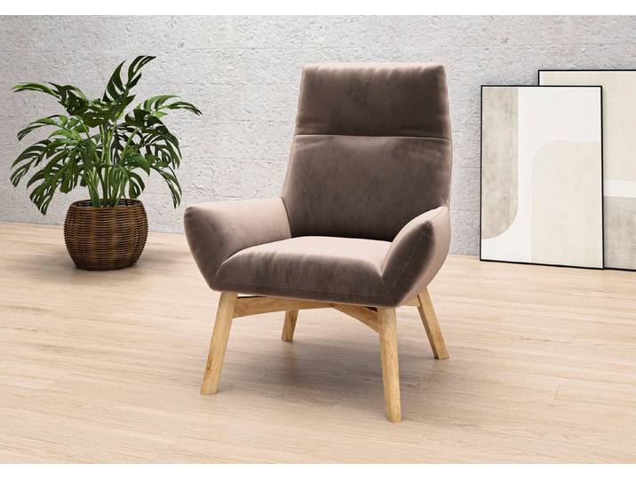 Home affaire Sessel Basic Relaxsessel, Design und Komfort, bequem, Breite 82cm, Extra hohe Rückenlehne