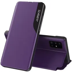 König Design Hülle Handy Schutz für Samsung Galaxy S21 Ultra Case Cover Tasche Etuis Violett (Samsung Galaxy S21 Ultra), Smartphone Hülle, Violett