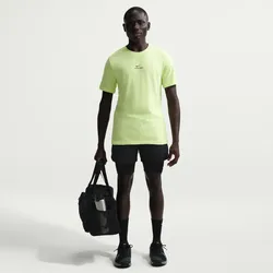 NIKE Pro Dri-FIT T-Shirt Herren 360 - lt liquid lime/black XL