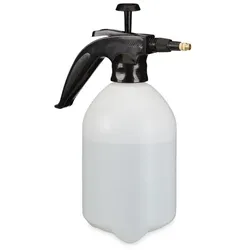 Relaxdays Drucksprüher 2 Liter schwarz Weiß,Schwarz