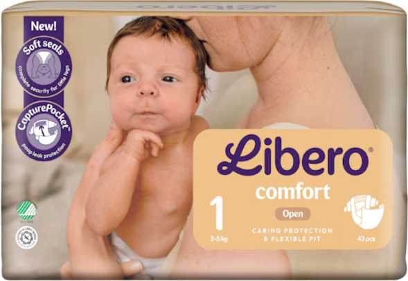 Libero Comfort 1 - 8 paquets de 24 protections