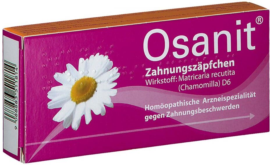 Osanit Zahnungszäpfchen 12stk