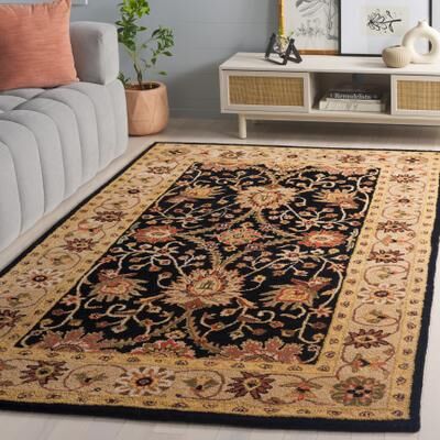 SAFAVIEH Handmade Antiquity Rosina Traditional Oriental Wool Rug