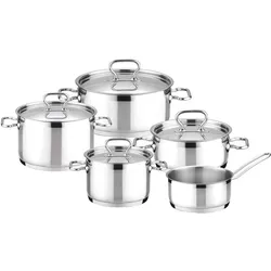 Tescoma Topfset HOME PROFI, 9-teilig, Pfannenset + Topfset, Silber
