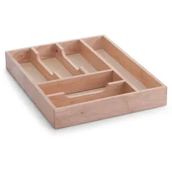 Zeller Holz Besteckkasten Schubladeneinsatz Besteckeinsatz ca. 34 x 43 x 6 cm