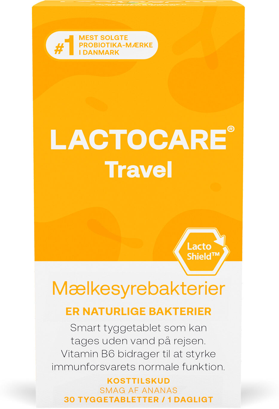 Lactocare Travel Kosttilskud 30 stk