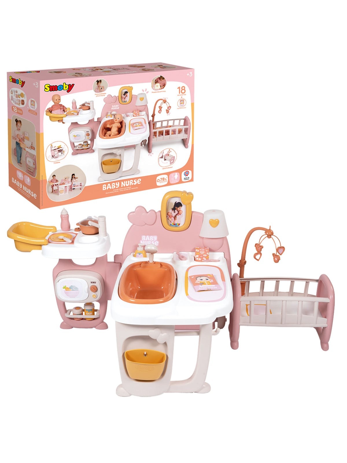 Smoby Baby Nurse großes Puppen-Spielcenter