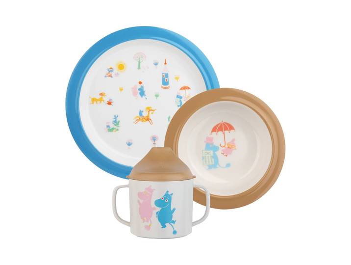 Rätt Start Vaisselle Mumin 80 3 pièces Multi