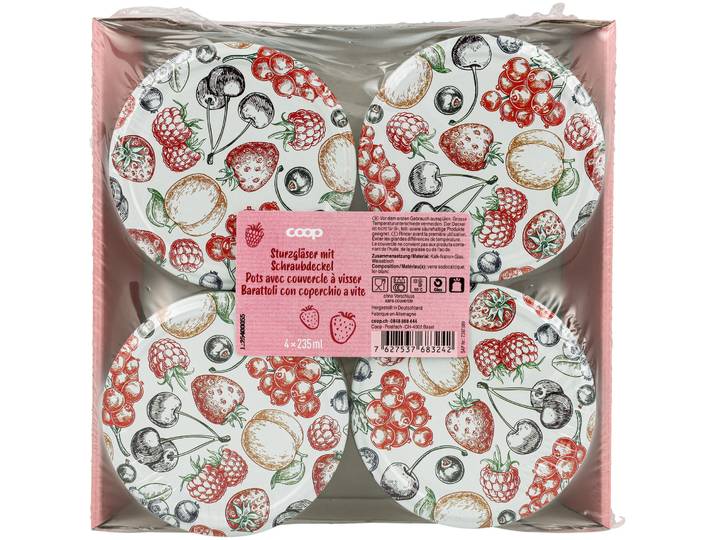 Coop Sturzglas Früchte 235ml 4 Stück