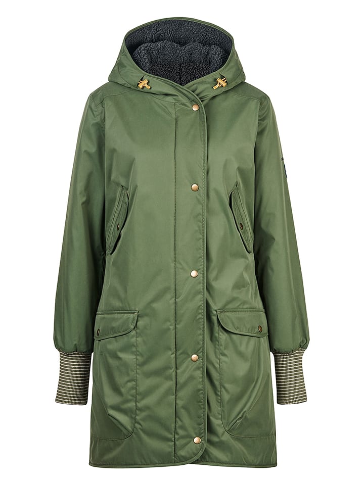 finside Wende-Winterparka "Suomukka" in Grün - 36