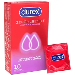 DUREX Gefühlsecht extra feucht Kondome 10 St