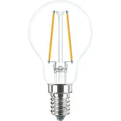 Philips LED-Tropfenlampe E14 klar Glas CorePro LED#34774800