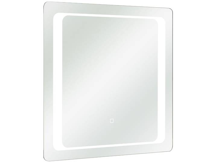 Badspiegel SAPHIR Quickset 326, inklusive Touchsensor, 70cm breit , transparent, B:70cm H:70cm T:3cm, Aluminium, Spiegel, Badspiegel