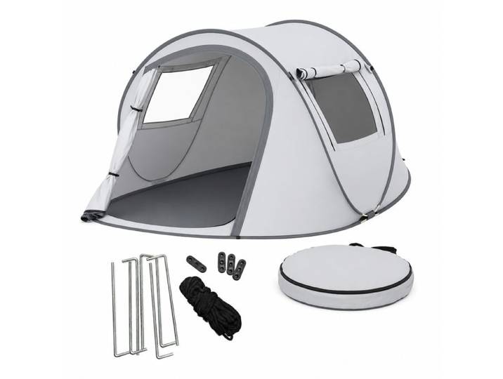 Relaxdays Tente pop-up tunnel 2–3 personnes