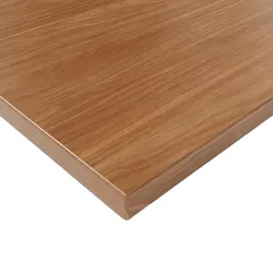Bisley Tischplatte 160x60 cm in Walnuss, Schreibtischplatte aus Holz, Holzplatte, Spanplatte kratzfest beschichtet mit ABS-Kante für DIY Homeoffice