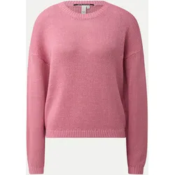 Strickpullover mit überschnittenen Schultern Rosa L