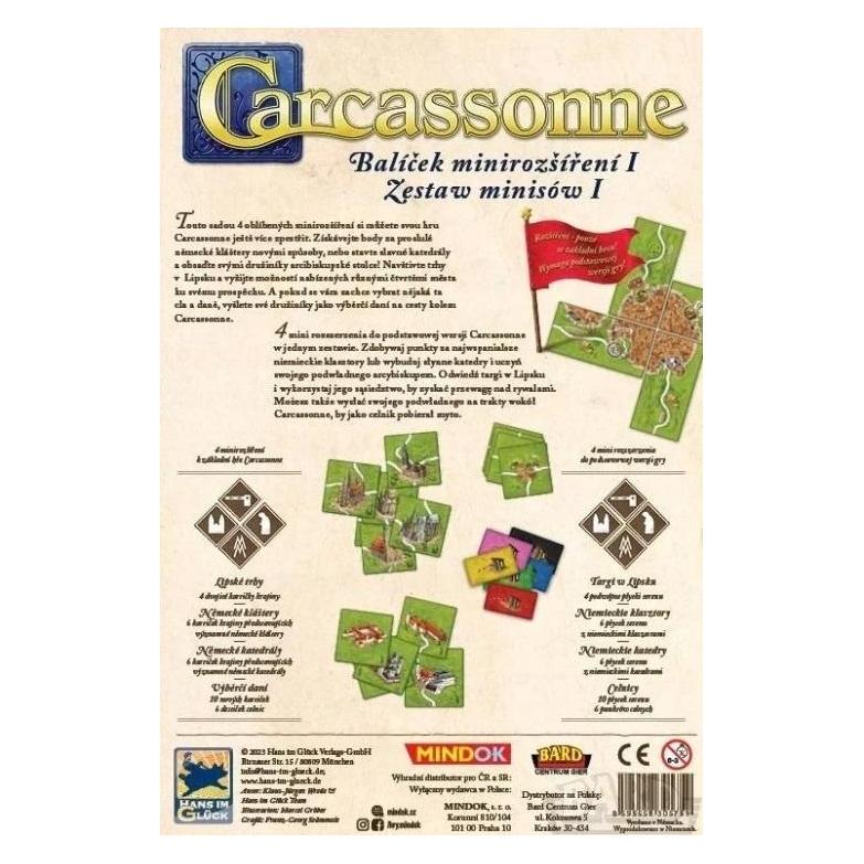 Bard Centrum Gier Carcassonne - Erweiterungsset (2 - 5 Spieler) (575-MI)