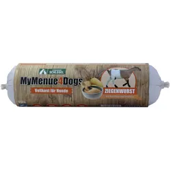 MyMenue4Dogs Hundefutter Ziegenwurst - 800 g