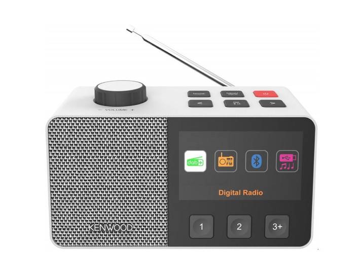 Kenwood CR-M70DAB-W DAB - Radioempfänger - weiß Digitalradio (DAB)