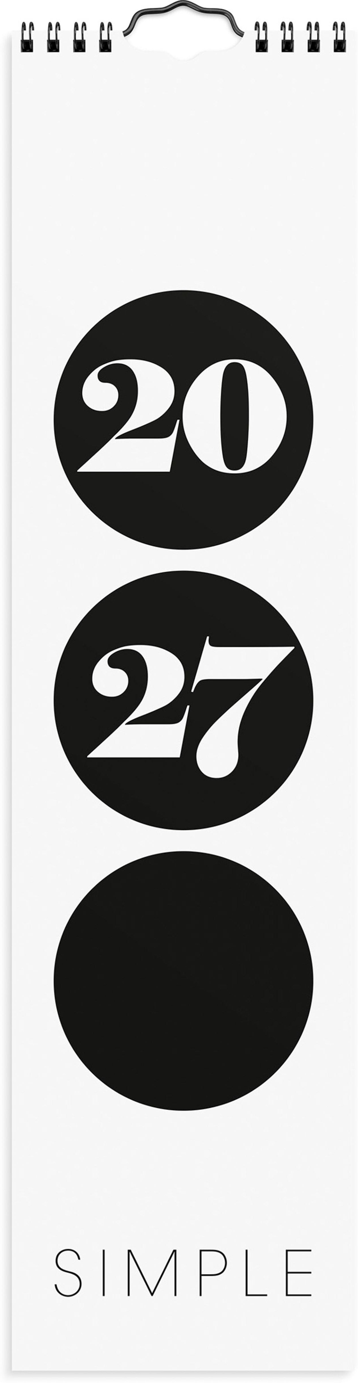 BURDE Väggkalender Simple 2027