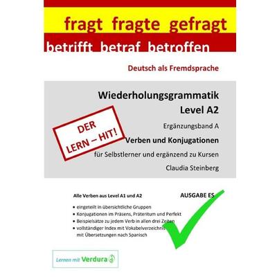 DaF - Wiederholungsgrammatik A2 / DaF - Wiederholungsgrammatik A2 - Ergänzungsband A - Verben und Konjugationen - Ausgabe ES, Taschenbuch von Claudia