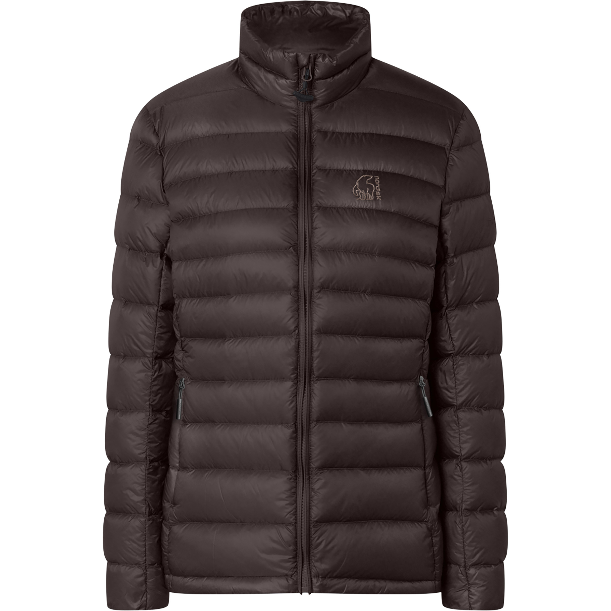 Nordisk Thyra Down Damen Isolationsjacke braun Größe XL Camping Klein verpackbar Wasserabweisend