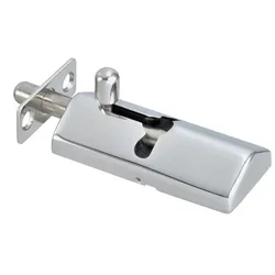 Schieberiegel mit Abdeckung, federgelagert, A4/Nylon, 67mm, für Einbau