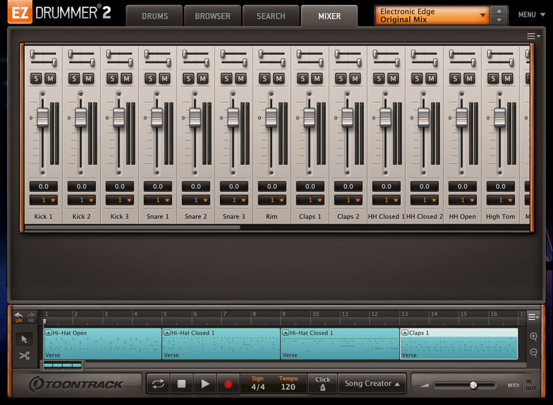 Toontrack EZX Electronic Edge
