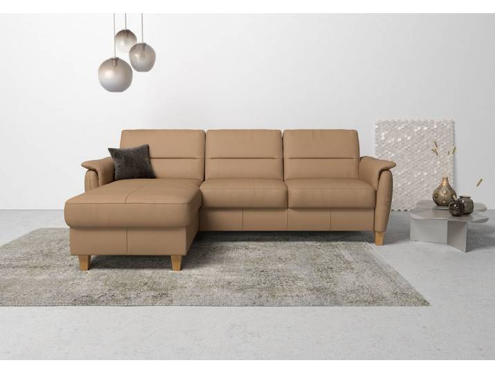 Home affaire Ecksofa Palmera L-Form, B: 244 cm - OTTO. Verlässliche Qualität., optional Schlaffunktion & Bettkasten, Federkern