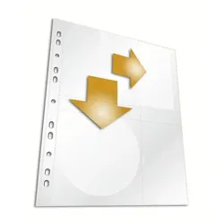 Durable 522219 CD-Hülle Geldbörsenhülle Transparent