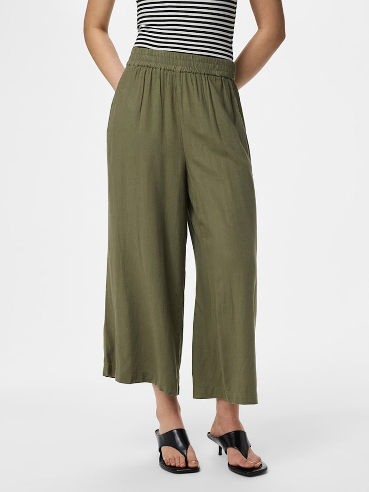 Pieces Culotte in Khaki - S